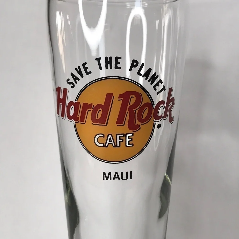 HARD ROCK CAFE MAUI PILSNER GLASS